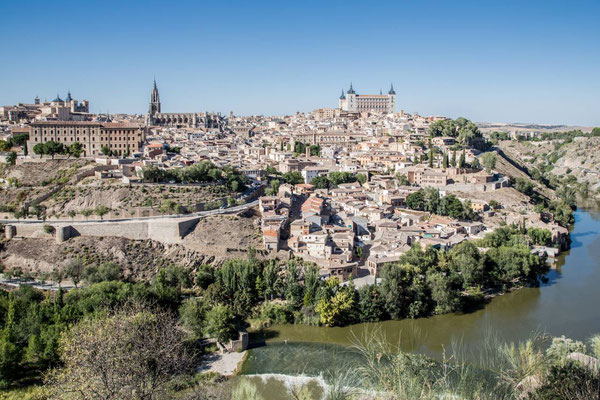 Vue panoramique sur la ville de Tolède