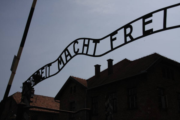 Entrée du Camp de concentration nazi d’Auschwitz