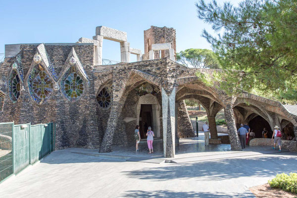 Crypte Güell d’A. Gaudi
