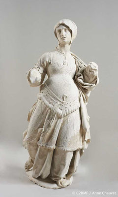 Saint-Elisabeth statue, attributed to Ligier Richier : limestone - around 1550