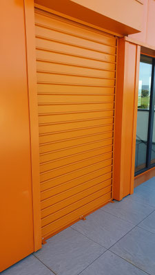 Rideau SMF laqué orange