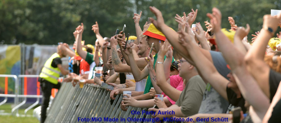 Willkommen bei der OLE PARTY AURICH, Foto:MiO Made in Oldenburg®, MiOfoto.de, Gerd Schütt