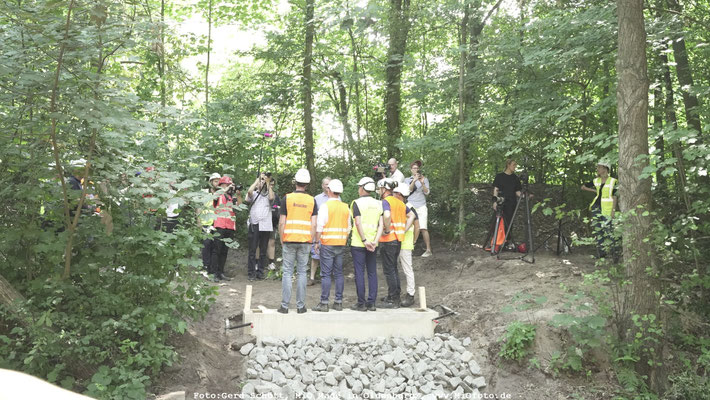 Erste Carabonbetonbrücke Deutschlands steht in Oldenburg