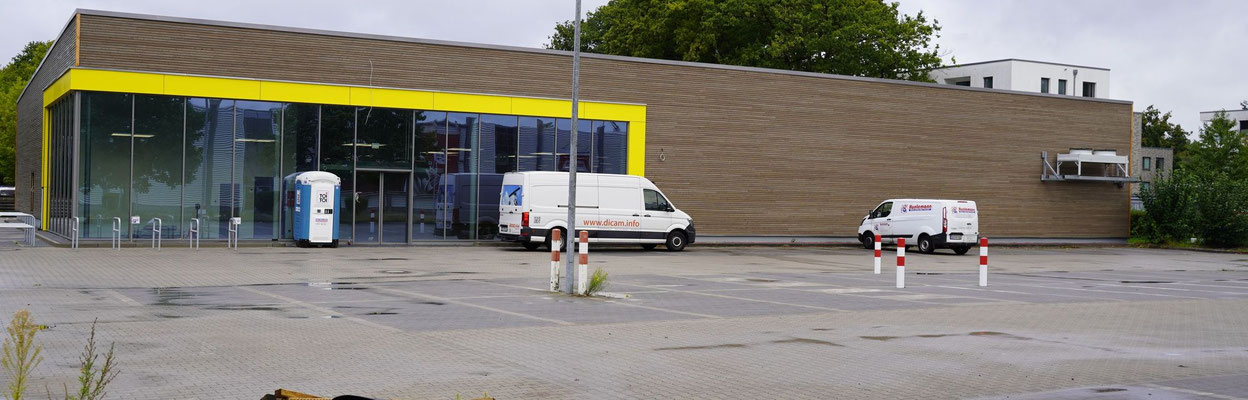 Der Neue Netto Markt am Alten Postweg, fast fertig, Foto:MiOfoto.de