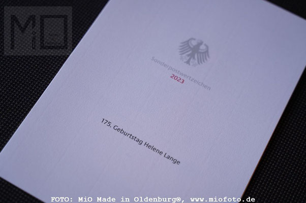 Helene Lange Briefmarke,FOTO: MiO Made in Oldenburg®, www.miofoto.de