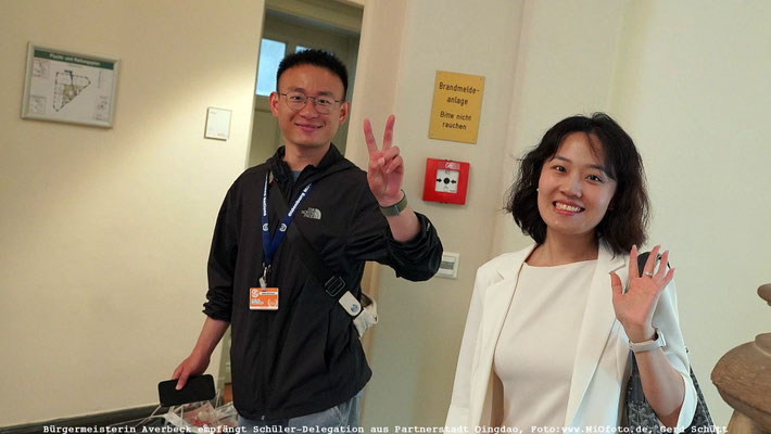 Bürgermeisterin Averbeck empfängt Schüler-Delegation aus Partnerstadt Qingdao, Foto:MiO Made in Oldenburg®, MiOfoto.de, Gerd Schütt