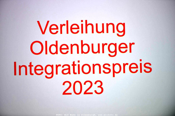 Oldenburger Integrationspreis, FOTO: MiO Made in Oldenburg®, www.miofoto.de 
