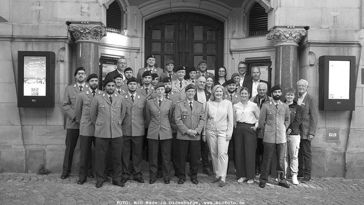 Bürgermeisterin Petra Averbeck empfängt neu nach Oldenburg versetzte Bundeswehr-Angehörige