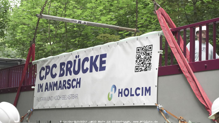 Erste Carabonbetonbrücke Deutschlands steht in Oldenburg
