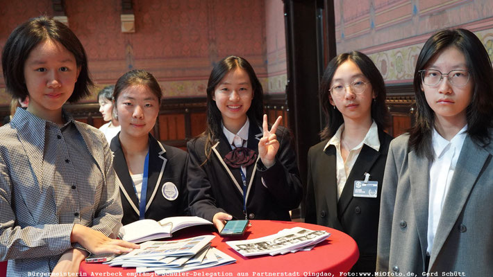 Bürgermeisterin Averbeck empfängt Schüler-Delegation aus Partnerstadt Qingdao, Foto:MiO Made in Oldenburg®, MiOfoto.de, Gerd Schütt