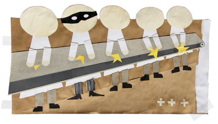 "Undercoverboss soap" Illustration für das Kompakt-Magazin der IG BCE © Stefan Hoch