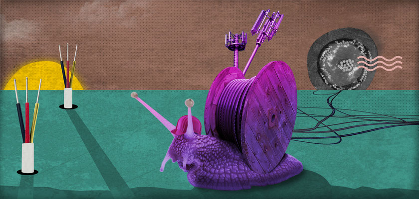 "Funkloch" für das Kompakt-Magazin der IG BCE © Stefan Hoch