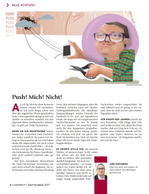 "Push-Nachrichten" für das Kompakt-Magazin der IG BCE © Stefan Hoch