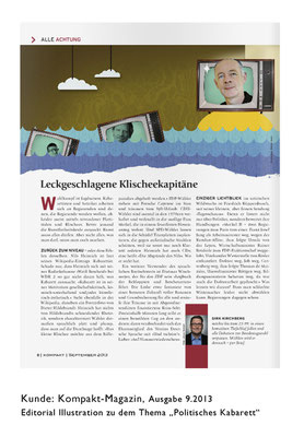 "Quote" Illustration für das Kompakt-Magazin der IG BCE © Stefan Hoch