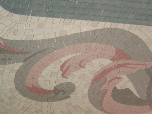 détail du fond en cours de réalisation