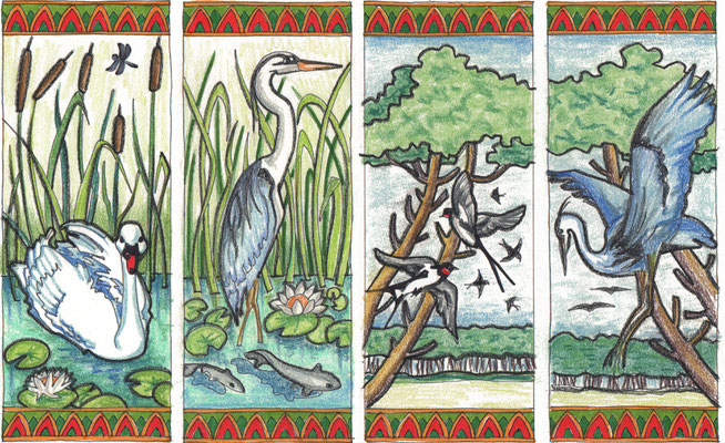 maquettes pour la première façade