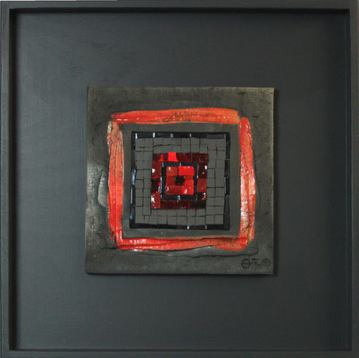 petit carré, 40x40 cm, MAGMA 2015 (VENDU)