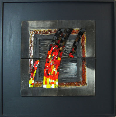 très gd carré, 65X65 cm, MAGMA MASCULIN 2014