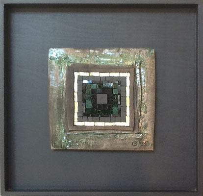 petit carré, 40x40 cm, vert 2015