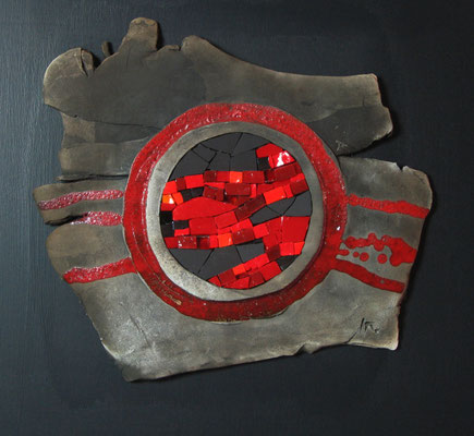 petit carré, 40x40 cm, MAGMA 2015 (VENDU)