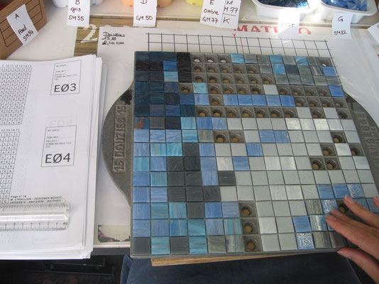 travail sur plaque: le calpinage