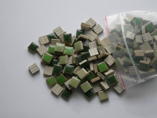 vrac mosaique gres emaille 1x1 cm