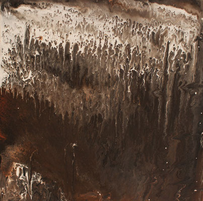 El Volcán I, 40cm x 40cm Acryl auf Leinwand