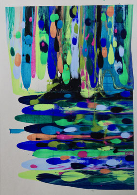 Acryl auf Karton 