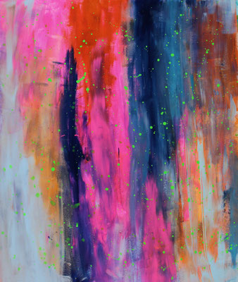 Mixed Media auf Karton