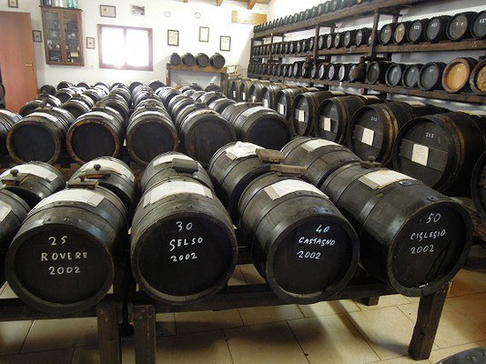 バルサミコの樽は、ワインとは真逆の環境でつくられる