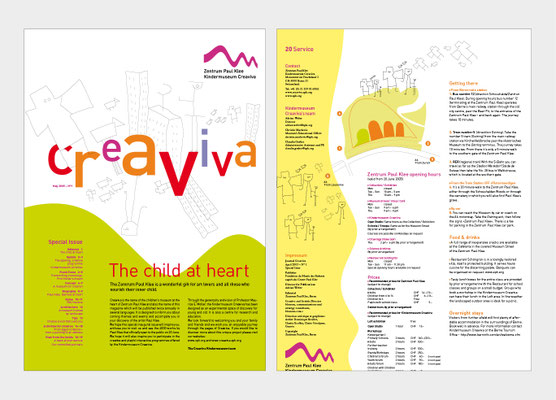 CREAVIVA | CENTRE PAUL KLEE | JOURNAL | CONCEPTION ET RÉALISATION EN COLLABORATION AVEC CLAIRE GOODYEAR