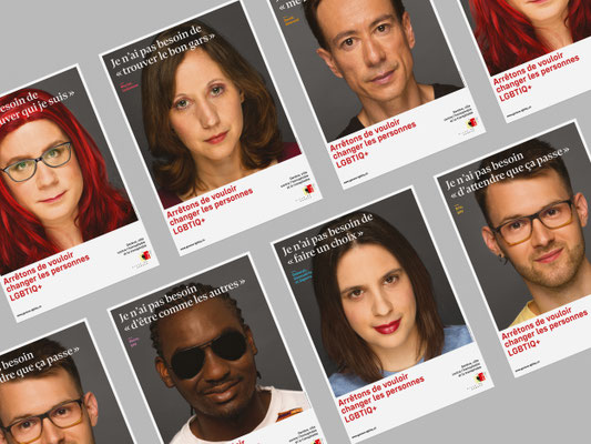 Ville de Genève | Affiches – Campagne contre l'homophobie, la biphobie et la transphobie 2020