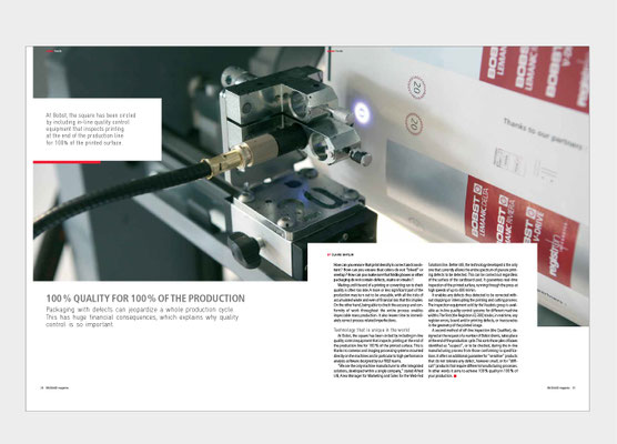 BOBST | MAGAZINE PACKAGE | CONCEPTION ET RÉALISATION