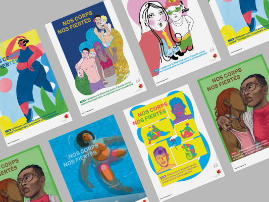Ville de Genève | Affiches – Campagne contre l'homophobie, la biphobie et la transphobie 2022