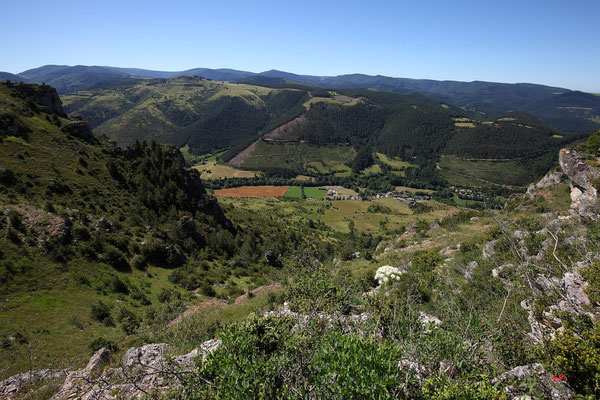 Au-dessus de la vallée de Salvinsac