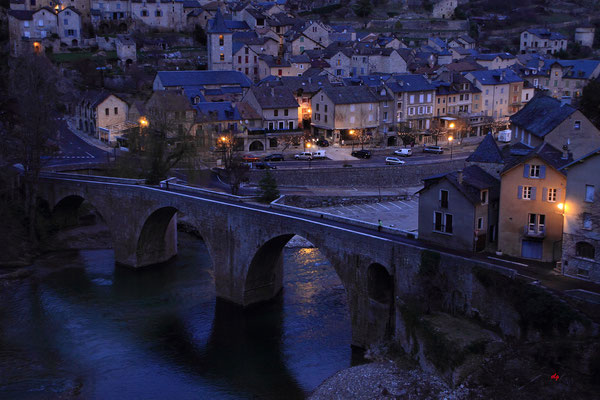 Sainte Enimie l'hiver