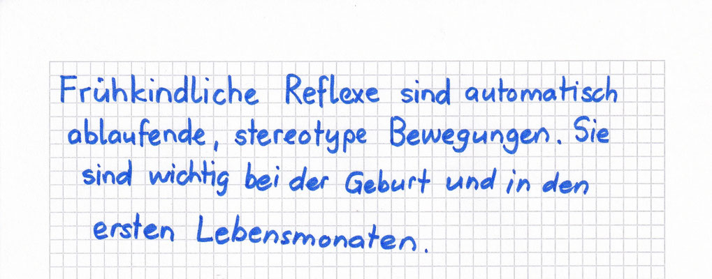 Zeilenanfang: immer weiter nach rechts rutschen