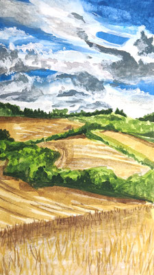 Ackerland (Aquarellskizzenbuch)