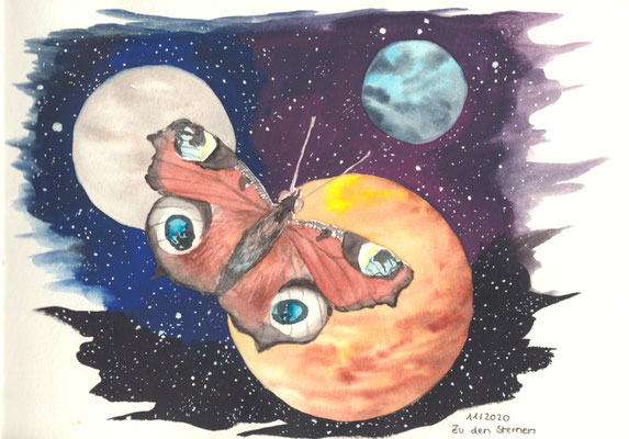 Zu den Sternen (Aquarellskizzenbuch)
