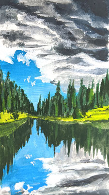 Waldsee (Aquarellskizzenbuch)