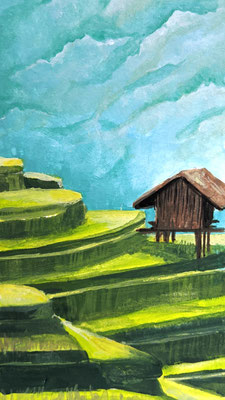 Terrassenfelder (Aquarellskizzenbuch)
