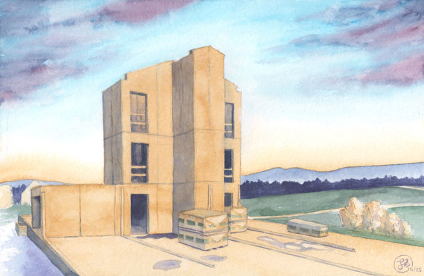 Treppenhaus in Beton
