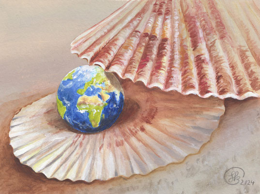 Muschelwelt (Acrylpapier)