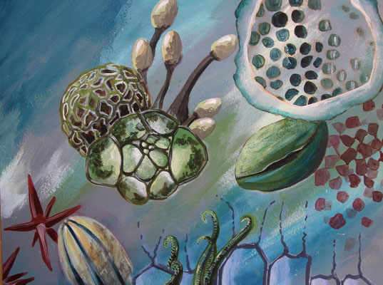 Mikrokosmos I (Malkarton, 30x40cm)