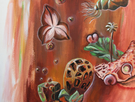 Mikrokosmos II (Malkarton, 30x40cm)