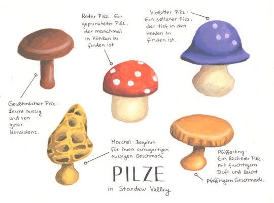 Stardew Valley Pilze