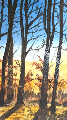 Herbstwald (Aquarellskizzenbuch)