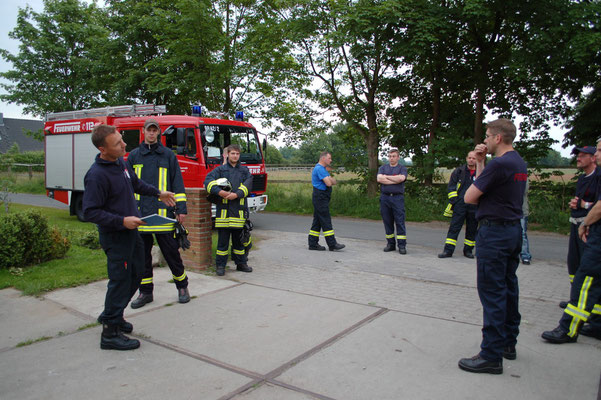 Übung auf dem Trakehnerhof, 07.06.2012