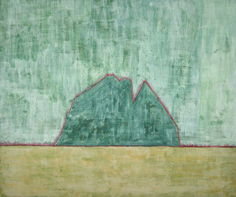 Parking_33.3×24.2cm_麻紙　水干絵具　岩絵具_2007
