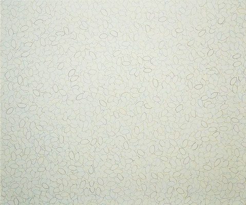 Rainbow rice_60.6×72.7cm_鳥の子紙、パール顔料_2012